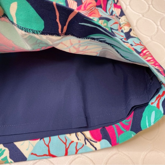 NWT Talbots Tropical Hawaiian Print Floral Fern Leaf Multicolor Skirt Size 6 - Picture 3 of 5